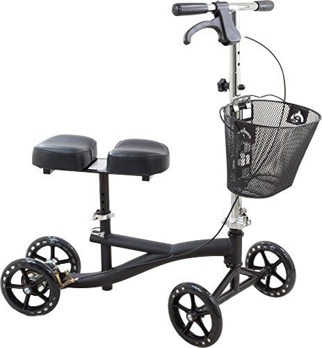 Black Dual Pad Knee Scooter 8 in Wheels