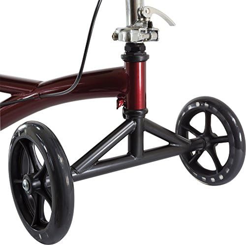 Burgundy All Terrain Knee Walker 8 in Wheels — photo 3