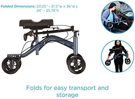 Heavy Duty Extra Tall Blue Scooter — photo 5