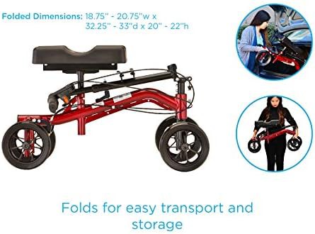 Red Heavy Duty 400 lb Capacity Scooter — photo 5
