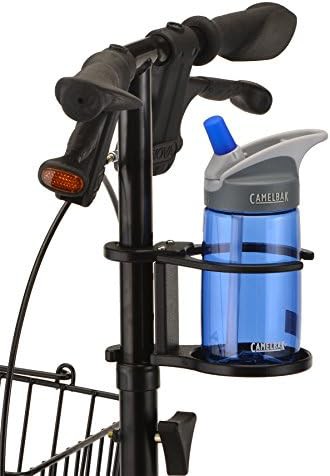 Black Cup Holder Walker Attachment