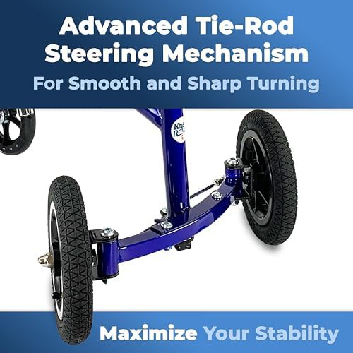 Blue Hybrid All Terrain Steerable Walker — photo 4