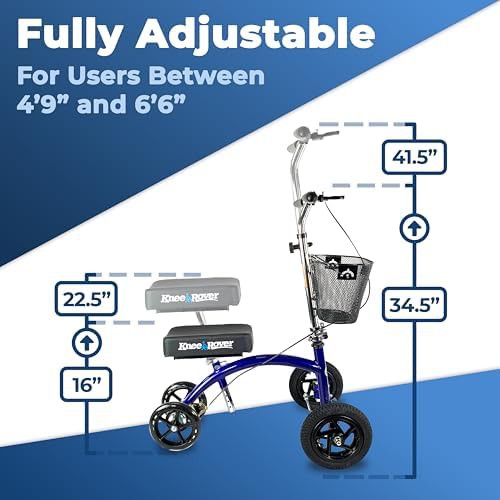 Blue Hybrid All Terrain Steerable Walker — photo 5