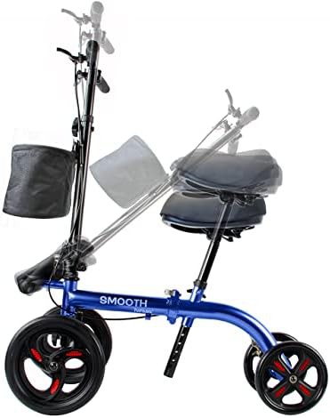 Seated knee scooter in cobalt blue — photo 5