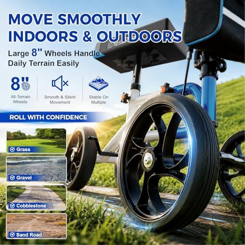 Lightweight Adult Knee Walker with Pad — photo 5