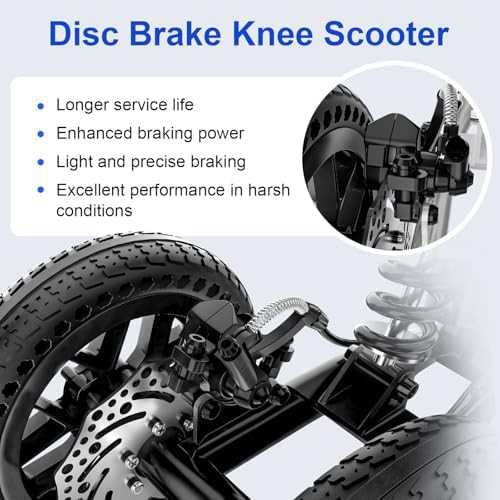 Foldable All Terrain Knee Scooter — photo 4