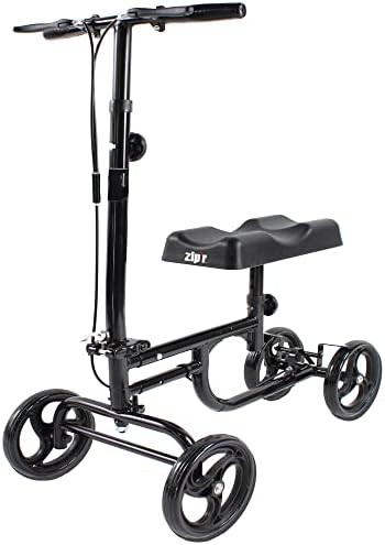 Adjustable heavy duty medical knee walker