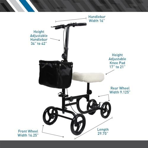Steerable Scooter with Fabric Storage Basket — photo 5