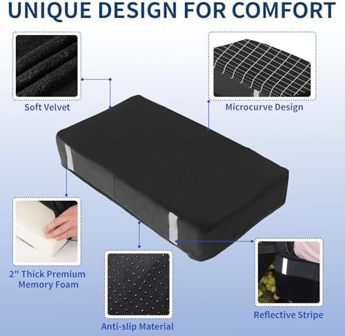 Memory foam knee walker pad cover — photo 3