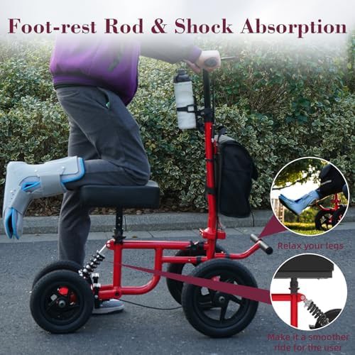 Foldable All Terrain Adult Knee Scooter — photo 3