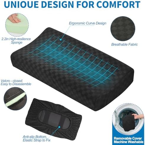 Black removable knee pad cover — photo 4