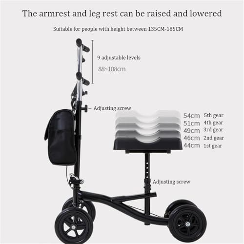 Steerable Knee Walker with Storage Bag — photo 4