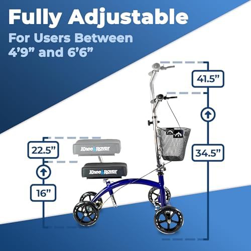 Deluxe Blue KneeCycle with Front Basket — photo 4