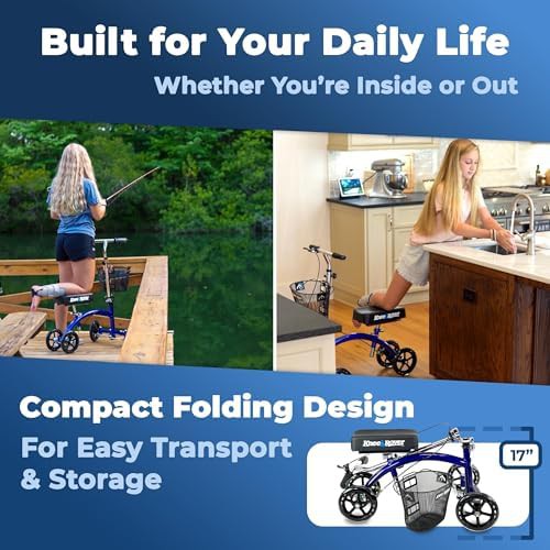 Deluxe Blue KneeCycle with Front Basket — photo 5