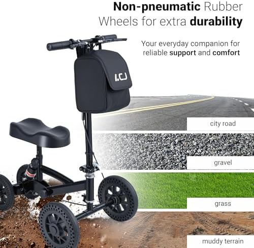 Heavy Duty Black All Terrain Scooter — photo 3