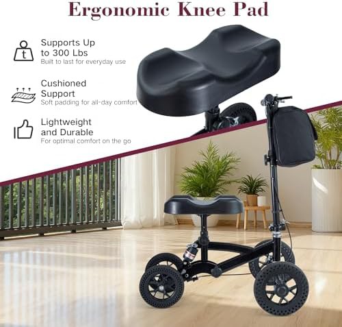 Heavy Duty Black All Terrain Scooter — photo 4