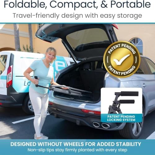Ultra-Lightweight Folding Adult Walker — photo 3