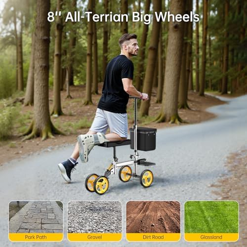 Steerable Foldable Surgery Recovery Scooter — photo 3