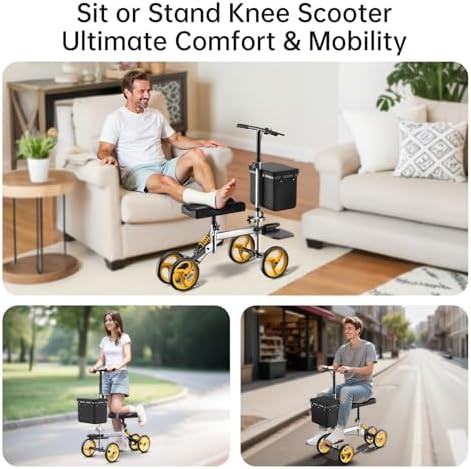 Steerable Foldable Surgery Recovery Scooter — photo 4