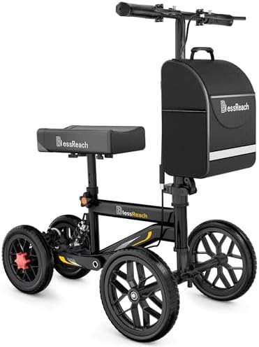 Steerable All Terrain Scooter for Foot Injuries
