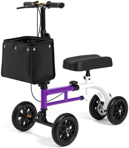 Purple All Terrain Knee Scooter for Adults