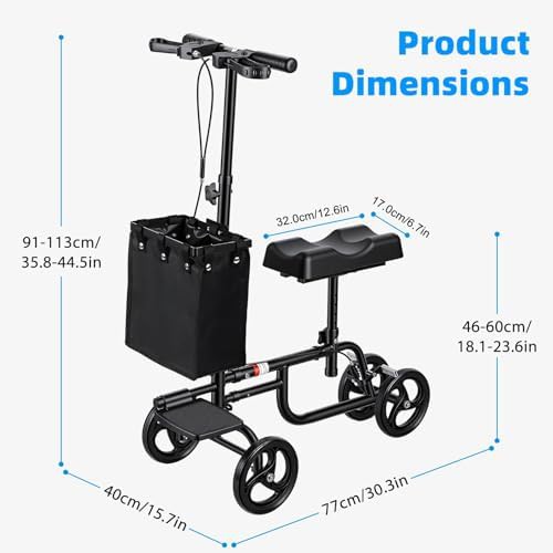 Foldable rehabilitation medical scooter — photo 5