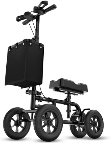 Foldable all terrain scooter with brake
