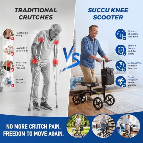 Ultralight carbon steel scooter for foot injuries — photo 3