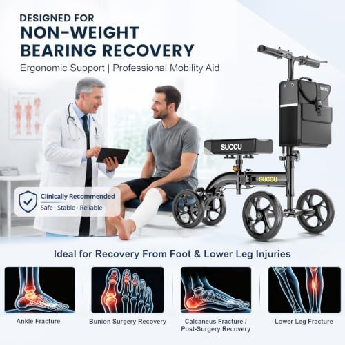 Ultralight carbon steel scooter for foot injuries — photo 5