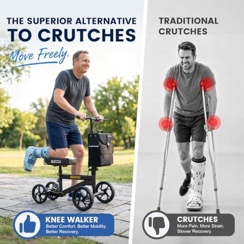Foldable carbon steel knee walker — photo 4