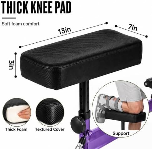 Foldable Knee Scooter for Adult Surgery Recovery — photo 3