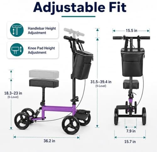 Foldable Knee Scooter for Adult Surgery Recovery — photo 5