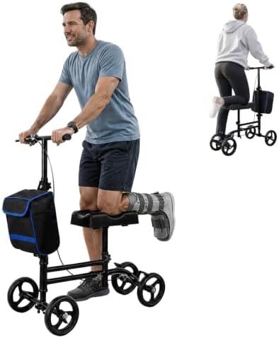 Foldable Knee Walker without Footrest